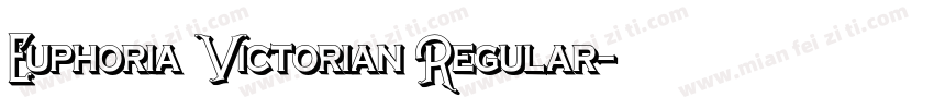 Euphoria Victorian Regular字体转换
